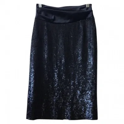 Pre-owned Moschino Black Skirt