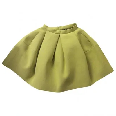 Pre-owned Kenzo Mid-length Skirt In Yellow