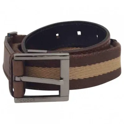 Pre-owned Gucci Belt In Brown