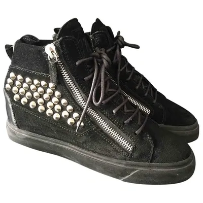 Pre-owned Giuseppe Zanotti Sneakers In Black