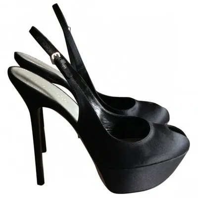 Pre-owned Sergio Rossi Black Heels