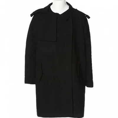 Pre-owned Marni Coat In Black