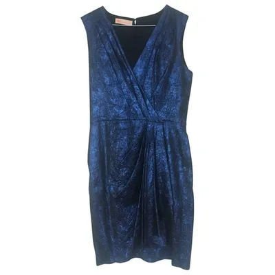 Pre-owned Matthew Williamson Mini Dress In Blue