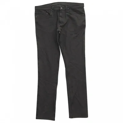 Pre-owned Kenzo Trousers In Black