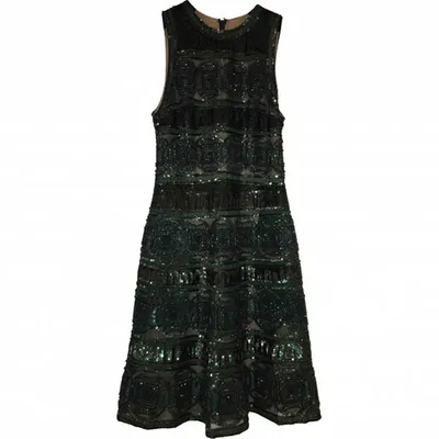 Pre-owned Elie Saab Dress In Green