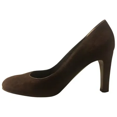 Pre-owned Sergio Rossi Heels In Brown