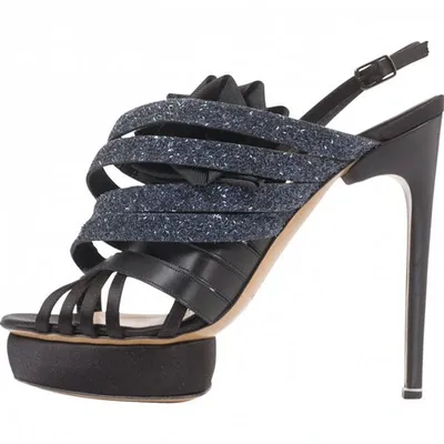 Pre-owned Nicholas Kirkwood Black Sandals