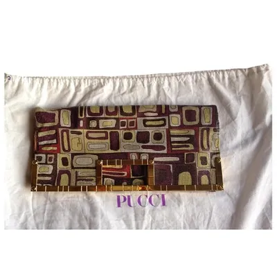 Pre-owned Emilio Pucci Clutch In Multicolour