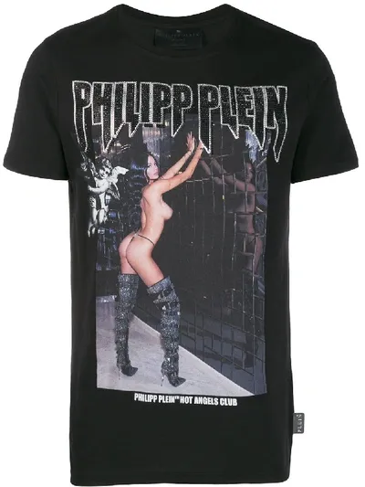 Philipp Plein Hot Angels T In Black