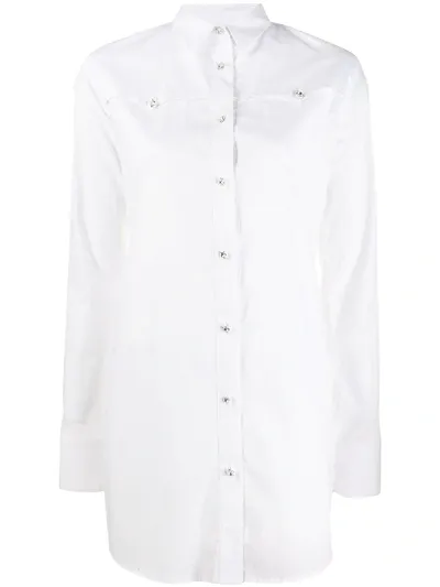 Philipp Plein Statement Shirt In White