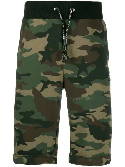 Philipp Plein Statement Cargo Shorts In 绿色