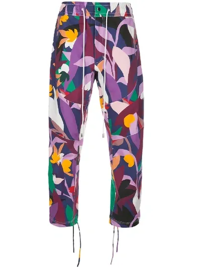 Prabal Gurung Drawstring Waist Trousers In Purple