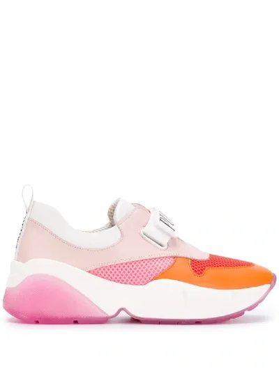 Emilio Pucci Logo Touch Strap Sneakers In Neutrals