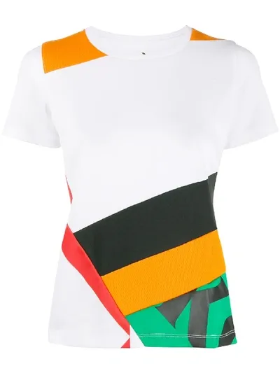 Koché X Converse Color-block T-shirt In White