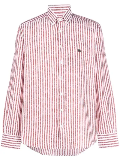 Etro Striped Print Shirt In Red