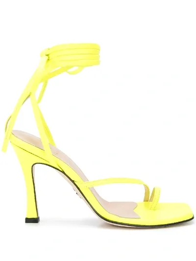 Brother Vellies Bike Strappy Sandals In Yellow