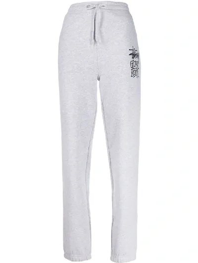 Stussy Global Roots Track Pants In Grey