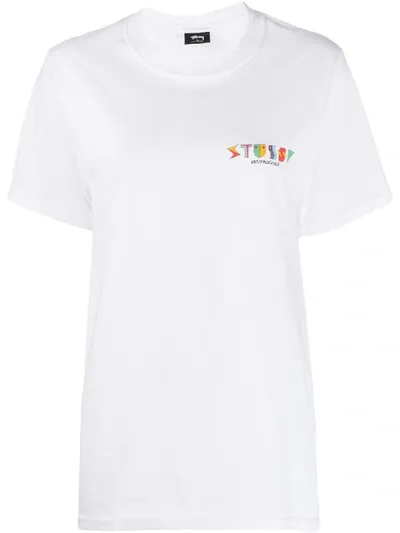 Stussy International Print T-shirt In White