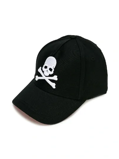 Philipp Plein Junior Kids' Cool Boy Cap In Black