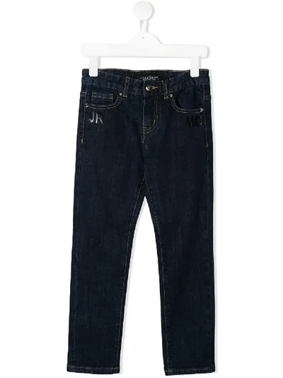 John Richmond Junior Kids' Slim Fit Trousers In Blue