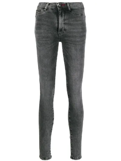 Philipp Plein Original Jeggings In Grey