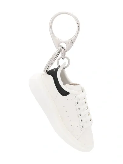 Alexander Mcqueen White Oversized Sneaker Keyring