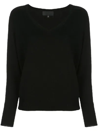 Nili Lotan Ashbury Cashmere Pullover In Black