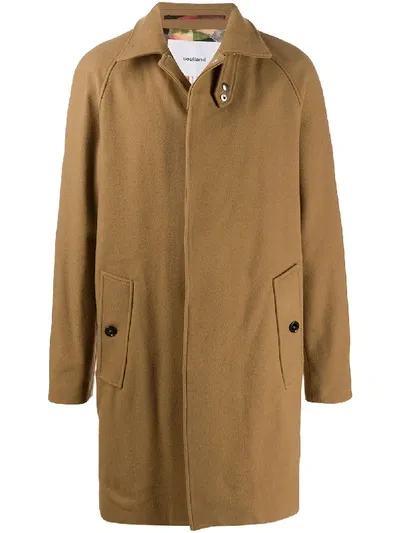 Soulland Bøge Single-breasted Coat In Neutrals