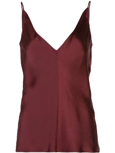 Gabriela Hearst Maria Camisole In Red