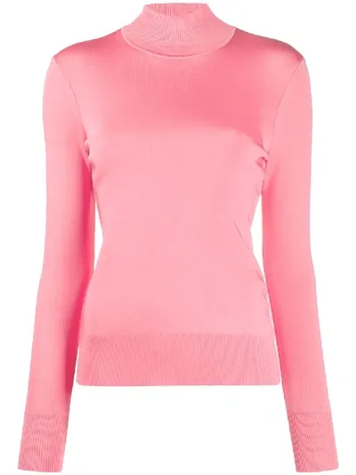 Givenchy Turtleneck Jumper In Pink