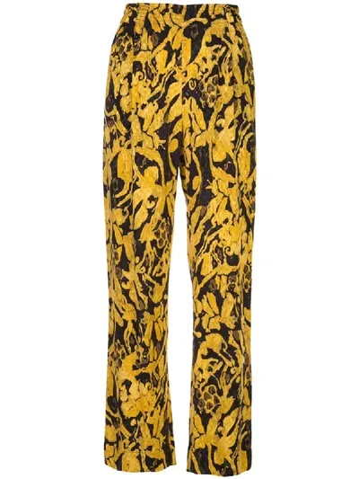 Stine Goya Jelena High-waist Trousers In Yellow