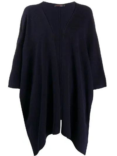 Incentive! Cashmere Loose-fit Cashmere Cardi-coat In Blue