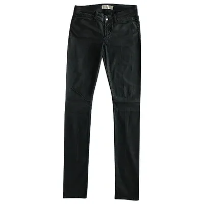 Pre-owned Stella Mccartney Anthracite Cotton Trousers