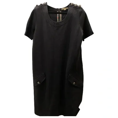 Pre-owned Burberry Mid-length Dress In Black