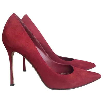 Pre-owned Sergio Rossi Heels In Burgundy