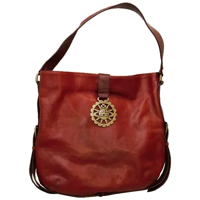 Pre-owned Vivienne Westwood Leather Handbag In Red