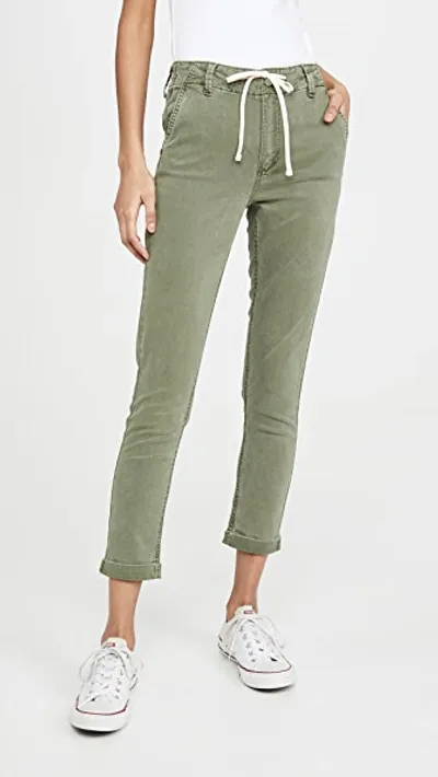 Paige Christy Pants In Vintage Coastal Green