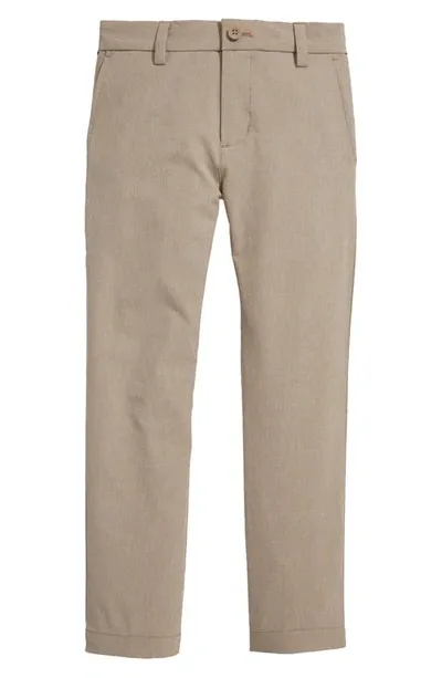 Vineyard Vines Kids' Performance Breaker Pants In Khaki