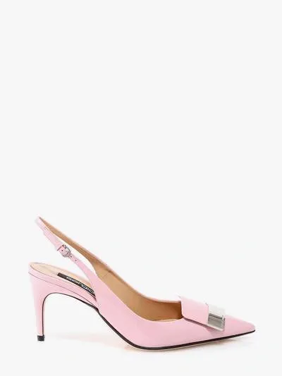 Sergio Rossi Sr1 Slingback Pumps In Pink