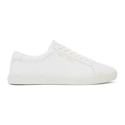 Saint Laurent White Andy Sneakers