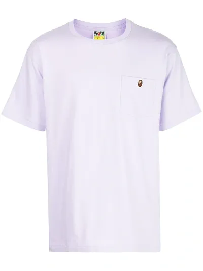 Bape One Point T-shirt In Purple