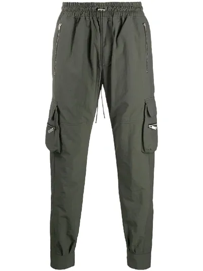 Represent Elasticated Cargo Pants In Green