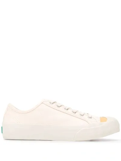 Ymc You Must Create Round Toe Sneakers In Neutrals