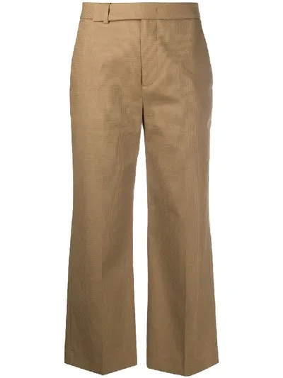 Pt01 Michelle Cropped Trousers In Neutrals