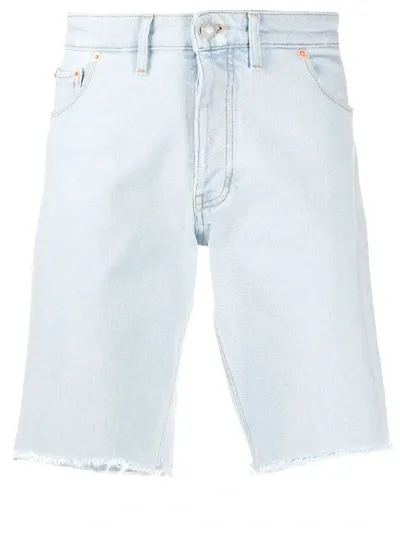 Zadig & Voltaire Pedro Denim Shorts In Blue