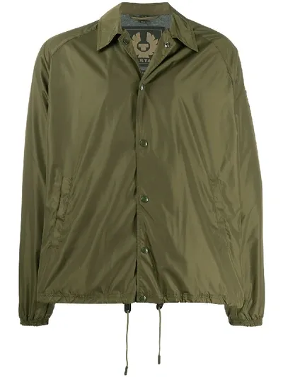 Belstaff Drawstring Light Jacket In Green