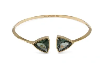 Lo Spazio Jewelry Lo Spazio Green Tourmaline Bangle