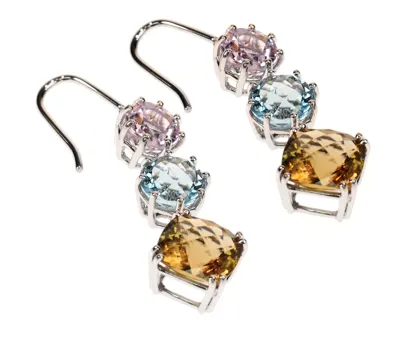 Lo Spazio Jewelry Lo Spazio Beryl Earrings In Multicolor