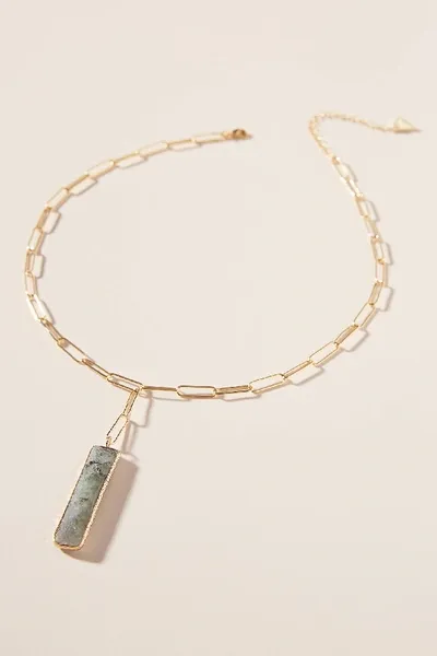 Serefina Caroline Pendant Necklace In Grey