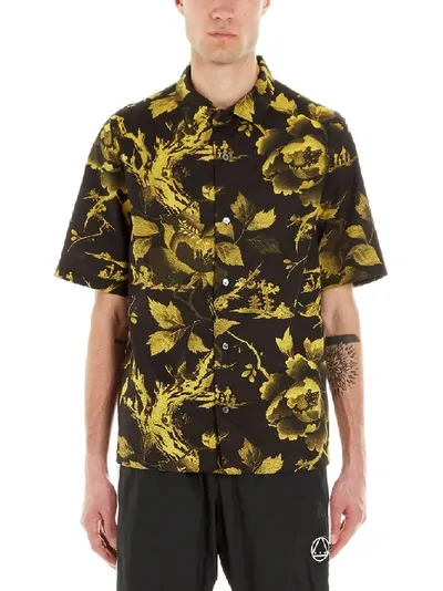 Mcq By Alexander Mcqueen Mcq Alexander Mcqueen Black And Yellow Mcq Swallow Yoke Billy Shirt